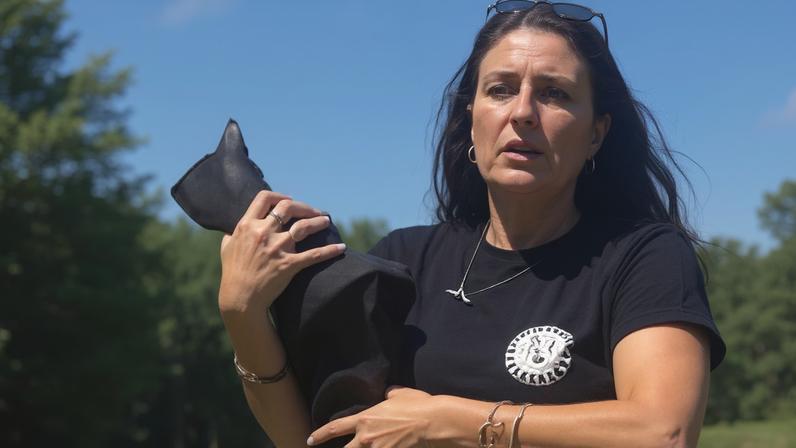 Animal agora fica apavorado quando está perto da água