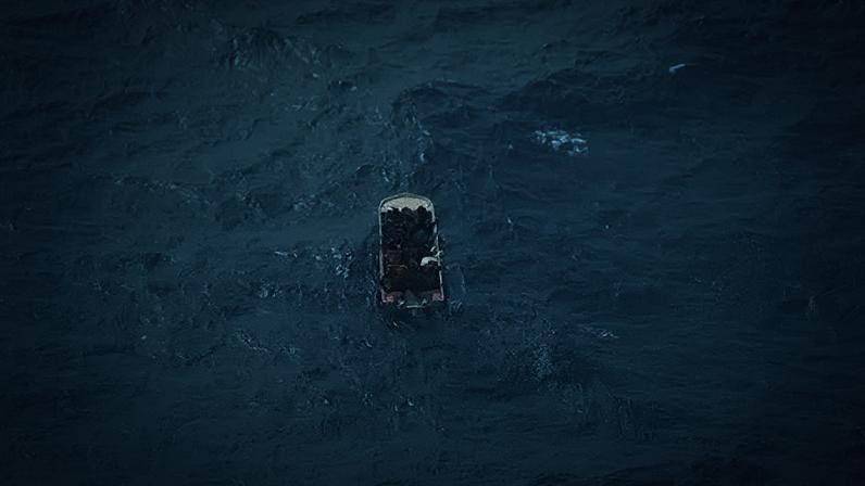 A different ship of migrants in the Central Mediterranean crossing in March 2023