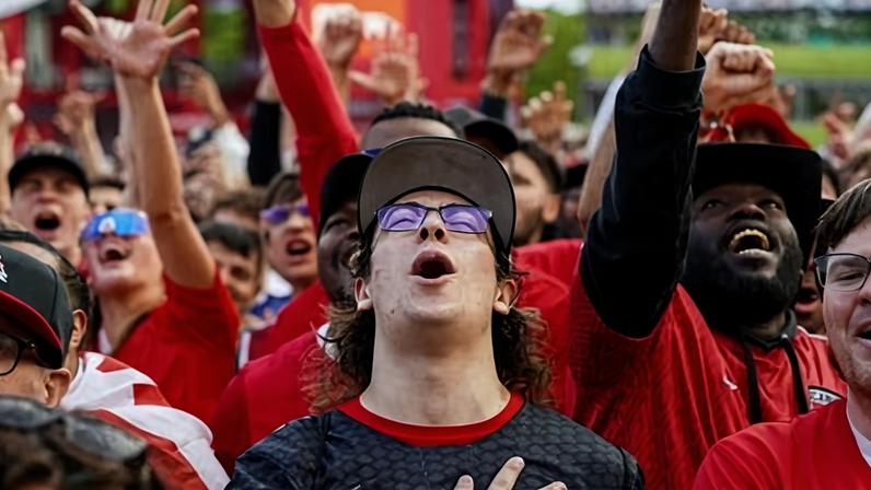Canadian fans and visitors have flocked to Toronto and Vancouver for the World Cup