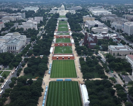 ‘America is not one story; its meanings are ever in contest.’ Photograph: Win McNamee/Getty Images