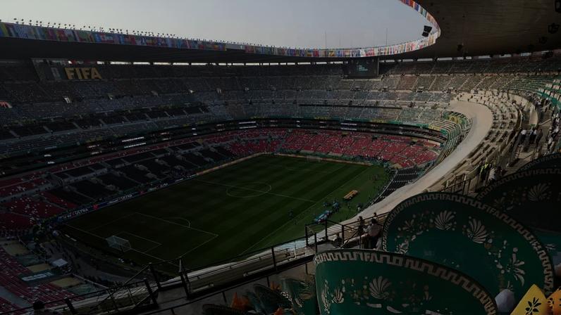 The early scene inside the stadium before Mexico v South Africa in the World Cup 2026 opener.