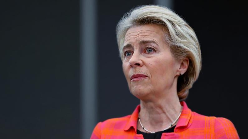Ursula von der Leyen, presidente da Comissão Europeia (Foto: Tom Kalnins/Agência EFE)