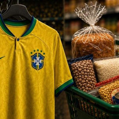 Camisa oficial da seleção para a Copa custa quase o preço de uma cesta básica em Porto Alegre