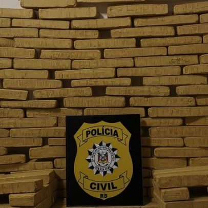 Polícia Civil e PRF apreendem 109 kg de maconha na BR-158, em Santa Maria