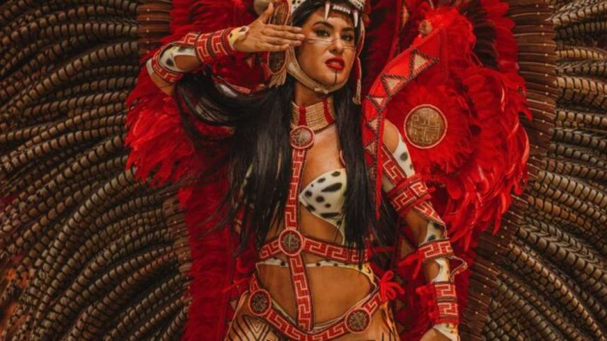 Isabelle Nogueira pela última vez como cunhã-poranga