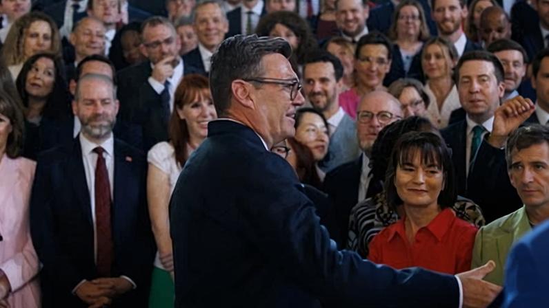 Andy Burnham with the parliamentary Labour party after his swearing in as an MP, 22 June 2026.