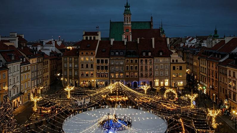 O centro de Varsóvia se beneficia do avanço econômico do país (imagem ilustrativa).