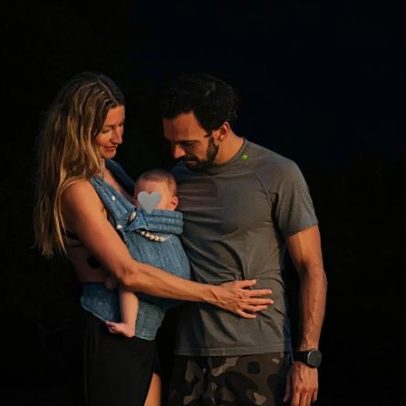 Gisele Bündchen homenageia Joaquim Valente com foto de família rara