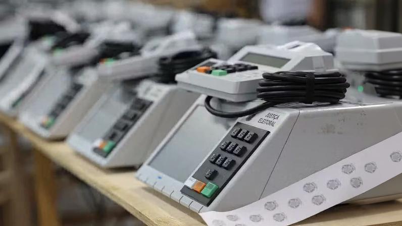 Urna eletrônica — Foto: Rovena Rosa/Agência Brasil