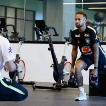 Neymar avança na recuperação, sem previsão de retorno aos treinos