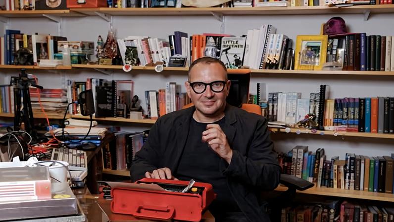 ‘AI cannot and will never render us obsolete’ … Cory Doctorow at home in Los Angeles.