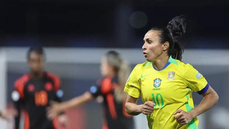Marta é a grande estrela da Seleção Brasileira