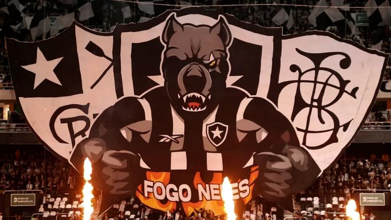 Torcida do Botafogo no Niton Santos (Foto: Vítor Silva/Botafogo)