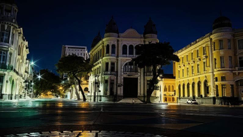 Marco Zero, principal cartão postal do Recife.