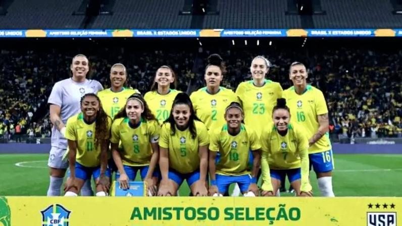 Brasil e Estados Unidos em amistoso na Neo Química Arena (Photo by Alexandre Schneider/Getty Images)