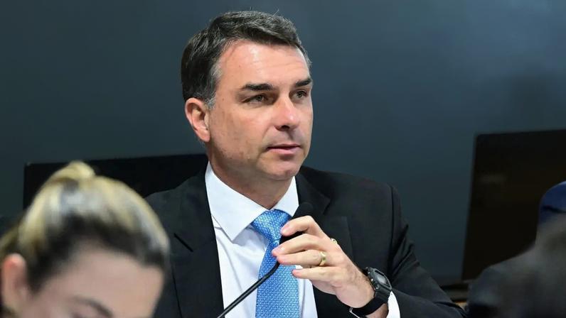 O senador Flávio Bolsonaro (Geraldo Magela/Agência Senado)