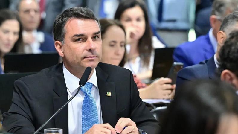 O senador Flávio Bolsonaro (Geraldo Magela/Agência Senado)