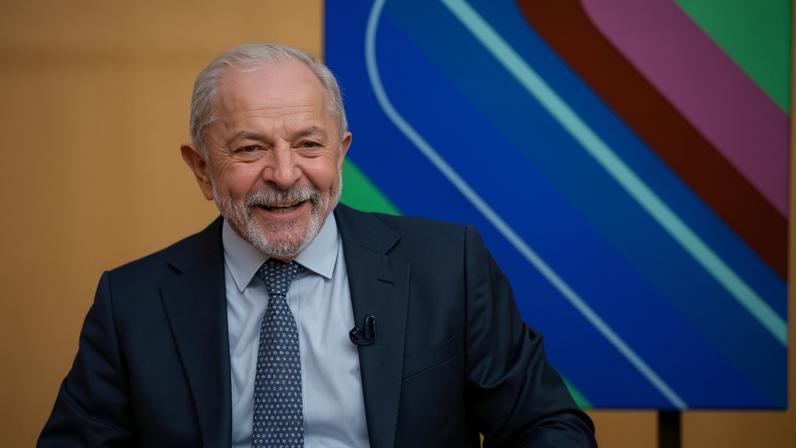 Presidente da República, Luiz Inácio Lula da Silva, durante Entrevista ao programa Sem Censura, nos estúdios da EBC