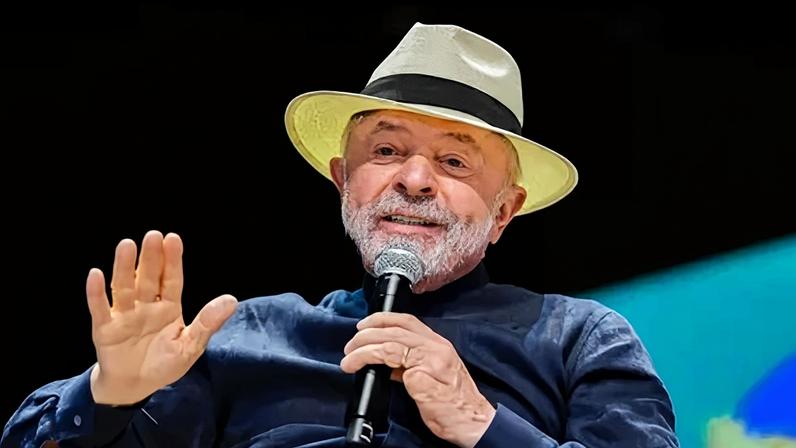 Presidente da República, Luiz Inácio Lula da Silva, durante cerimônia de lançamento do Tela Brasil. Cidade das Artes, Rio de Janeiro - RJ.