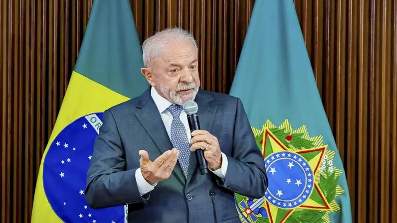 O presidente Lula durante reunião ministerial - 03/06/2026 (Ricardo Stuckert / PR/Divulgação)