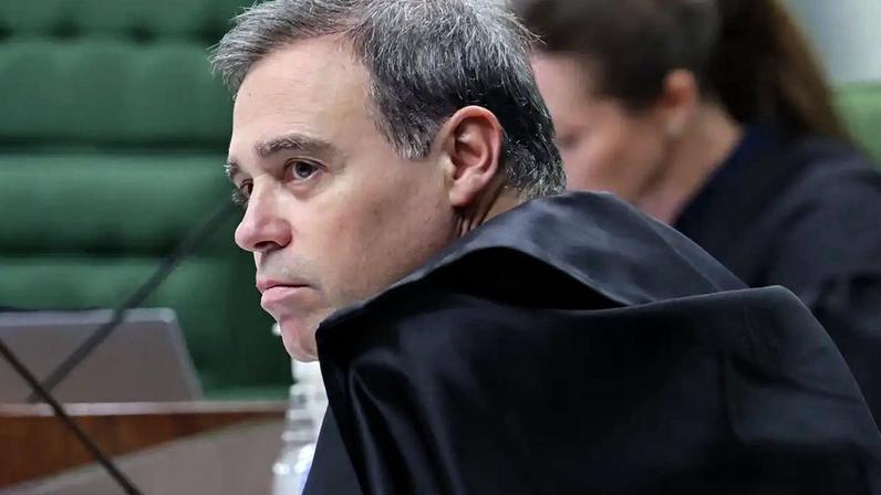 O ministro André Mendonça. durante sessão da Segunda Turma do STF