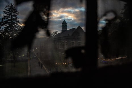 The Pennhurst asylum, a site of debate over AI datacenters, in Spring City, Pennsylvania, on 10 October 2025.