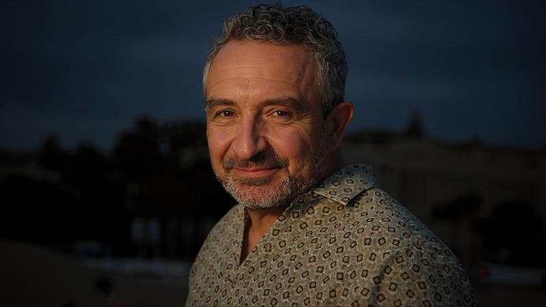 Eddie Marsan … ‘Charles Aznavour makes me feel cultured.’ Photograph: Valéry Hache/AFP/Getty Images