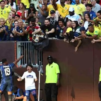 Endrick celebra gol e comenta ausência na seleção: pior coisa para jogador