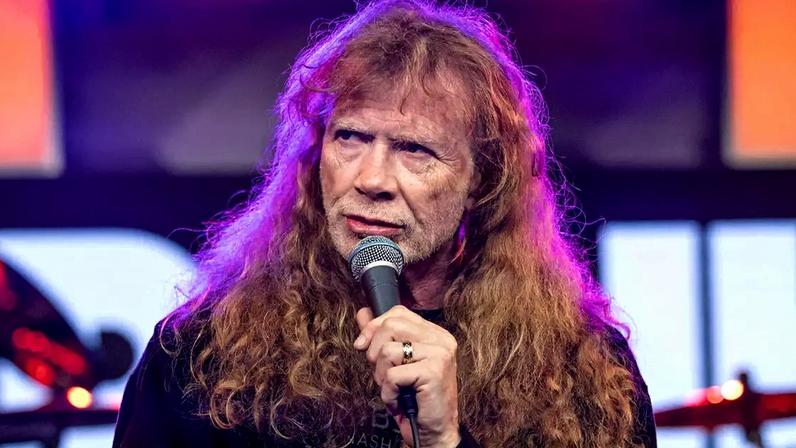 Dave Mustaine, vocalista e guitarrista do Megadeth, em 2022