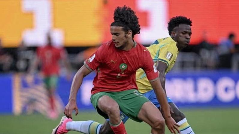 Jovem prodígio Bouaddi brilha em grande palco para Marrocos