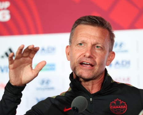 Jesee Marsch claimed that US staff had to ‘beg’ players to sing the national anthem, while his Canadian players need no such goading.