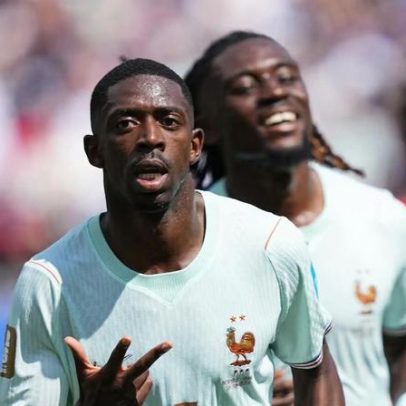 França vence Noruega por 4 a 1 na Copa 2026; Dembélé faz hat-trick
