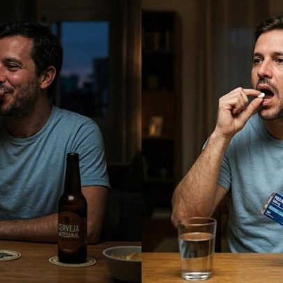Álcool com paracetamol pode causar dano mesmo horas após o consumo