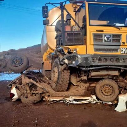 Trabalhador morre esmagado após caminhão-pipa perder freios em mina de Congonhas, MG