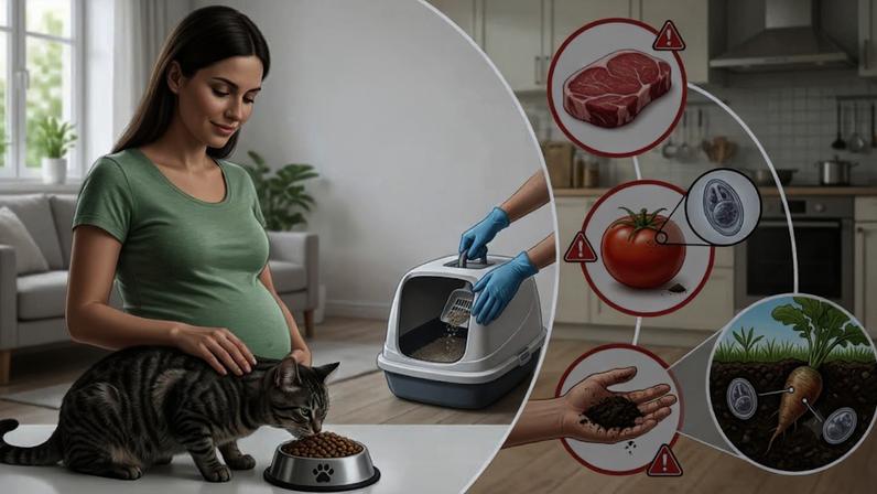 Grávidas podem contrair toxoplasmose; gato de casa raramente é a causa