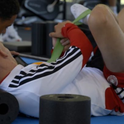 Detalhes do treino de recuperação da seleção alemã