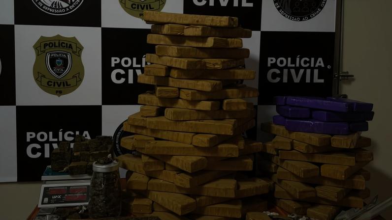 Operação apreende quase 100 kg de droga destinada ao São João de Campina Grande