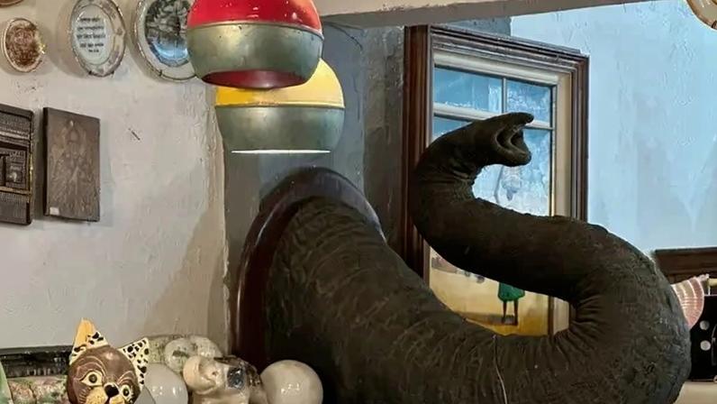 Peça foi apreendida em antiquário (Polícia Federal/Reprodução)