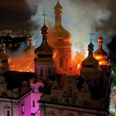 Ataque russo atinge catedral histórica de Kiev