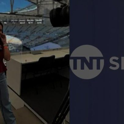 Repórter da TNT Sports não vê rato em entrada ao vivo e assusta André Henning