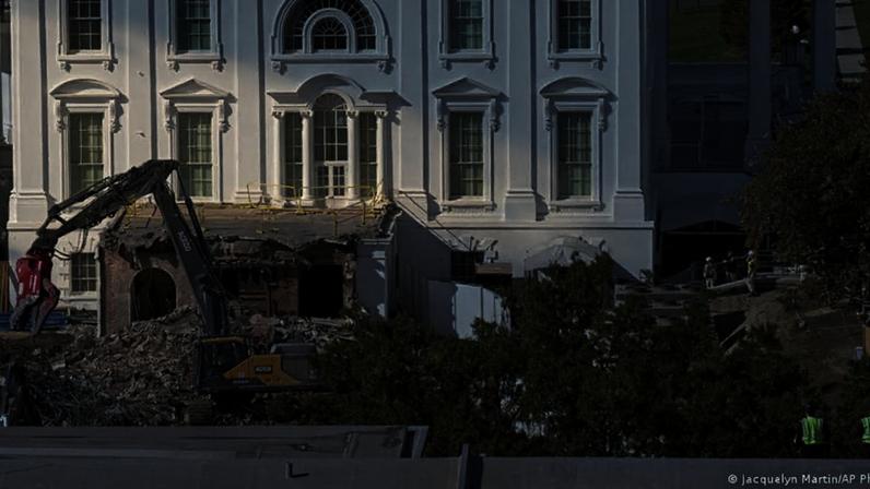 Plano de Trump para construir um novo salão de bailes na Casa Branca gerou de controvérsia nos EUA