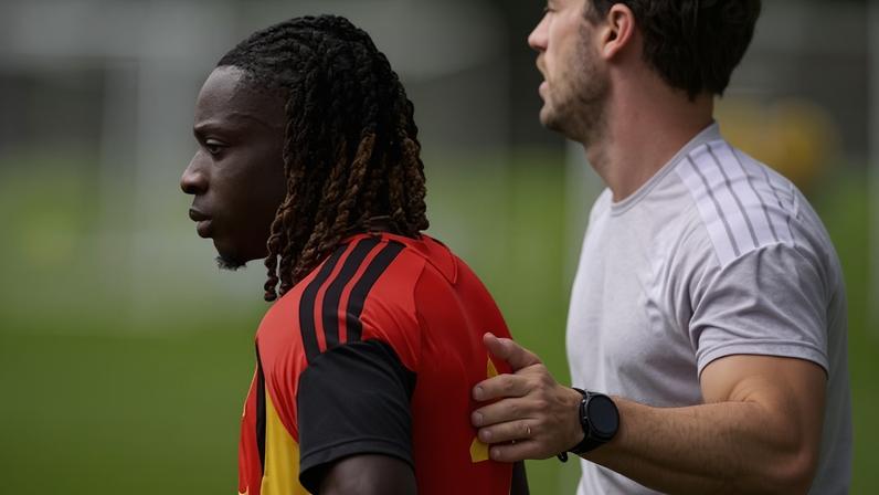 Jérémy Doku’s wife, Shireen, is due to give birth in the second week of July, when the quarter-finals are scheduled.
