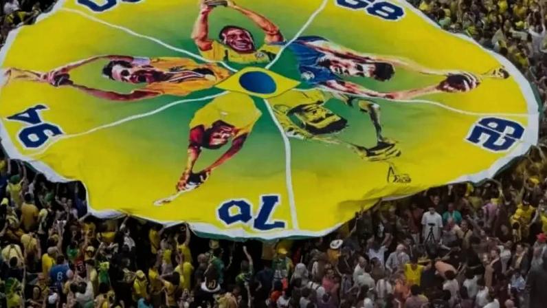 Torcida brasileira na Time Square –