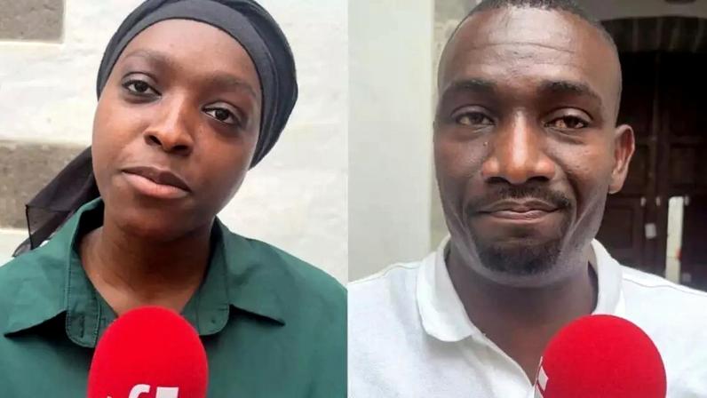À esquerda Djeneba Kane (Costa de Marfil) e a direita Kalili Soukouna (Mali).