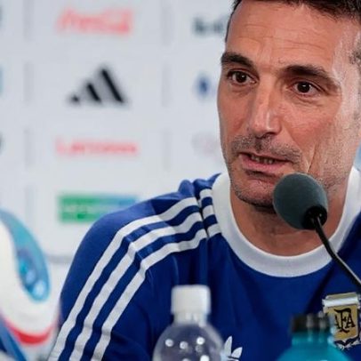 Scaloni cita Brasil e Espanha como referência para Argentina na estreia