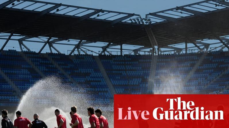 Turkey players run through sprinklers during a training session ahead of their game against Paraguay at San Francisco Bay Area Stadium. Follow live updates and scores from the TUR vs PAR Fifa World Cup 2026 Group D match.