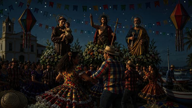Junho de fé: tradições de Santo Antônio, São João e São Pedro