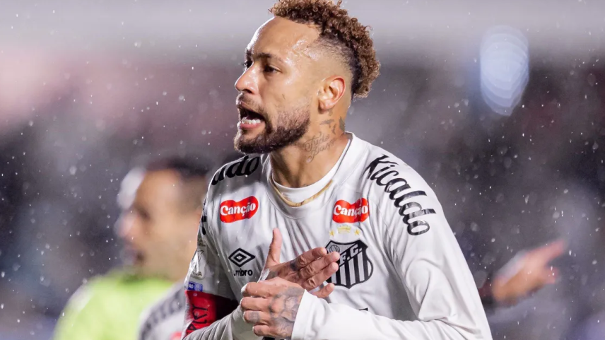 Neymar pelo Santos – Divulgação/Santos