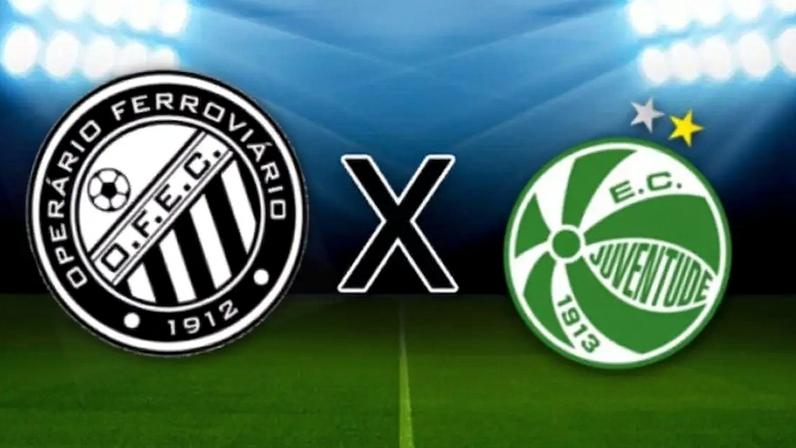 Operário-PR x Juventude: onde assistir ao vivo ao jogo da Série B do Campeonato Brasileiro.