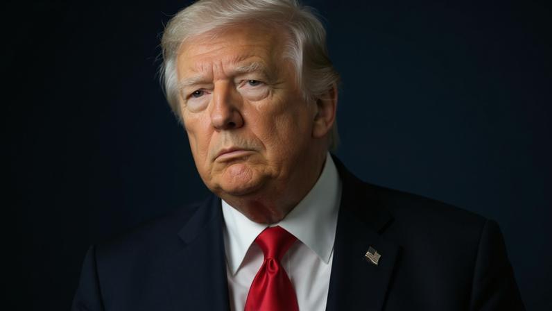 Donald Trump speaks to the press before boarding Air Force One prior to departure from John F. Kennedy International Airport, in New York, on 8 June 2026.